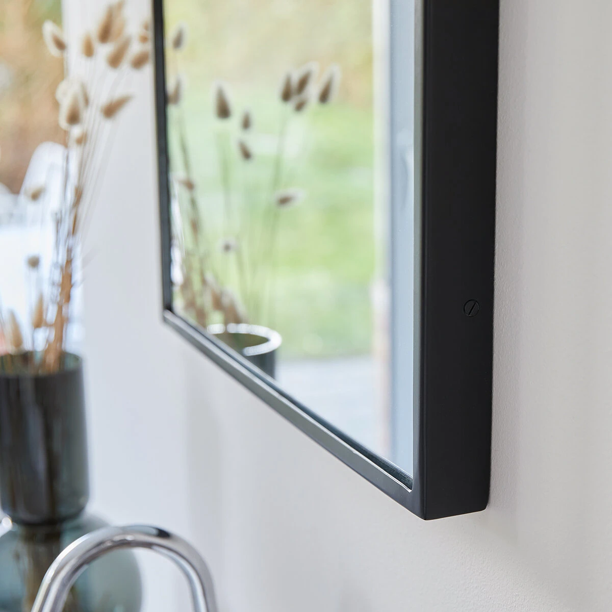 Nordic Metal Mirror 80x50 Cm Ref. 4362 4 Nordic Metal Mirror 80x50 Cm Ref. 4362 - Image 2