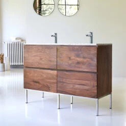 Nova Solid Sheesham And Pink Premium Terrazzo Vanity Unit 120 Ref. 5015 -Tikamoon 1200 1200 nova solid sheesham and pink premium terrazzo vanity unit 120 3