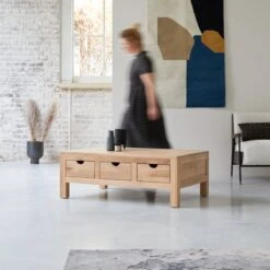 Oliver Solid Oak Coffee Table Ref. 4497 10 Oliver Solid Oak Coffee Table Ref. 4497 -Tikamoon 1200 1200 oliver solid oak coffee table 3