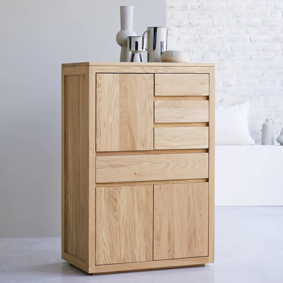 Paulo Solid Oak Dresser 80 Cm Ref. 3775 6 Paulo Solid Oak Dresser 80 Cm Ref. 3775 - Image 4
