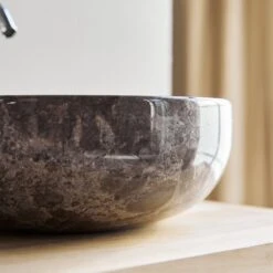 Pia Light Grey Marble Washbasin Ref. 3579 9 Pia Light Grey Marble Washbasin Ref. 3579 -Tikamoon 1200 1200 pia light grey marble washbasin 2