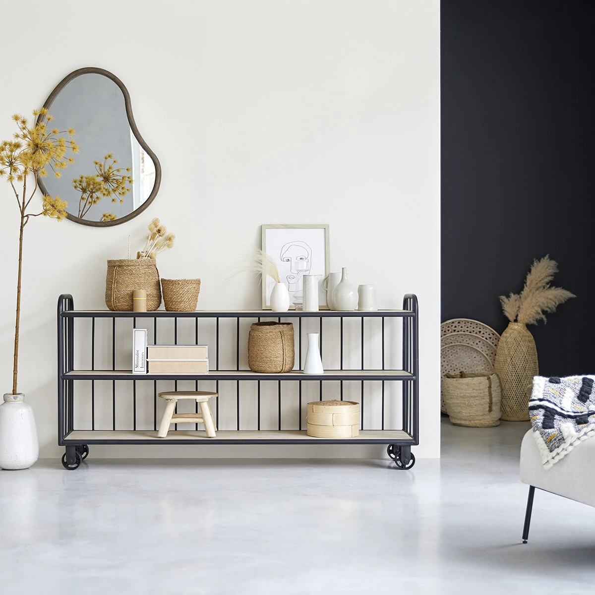 Plant Set Of Vegetable-fibre Baskets Ref. 3258 4 Plant Set Of Vegetable-fibre Baskets Ref. 3258 - Image 2