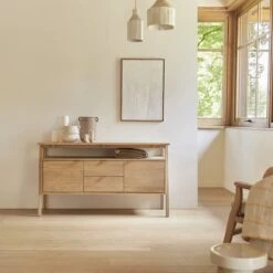 Pola Solid Oak Sideboard 140 Cm Ref. 4197