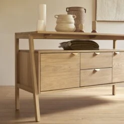 Pola Solid Oak Sideboard 140 Cm Ref. 4197 -Tikamoon 1200 1200 pola solid oak sideboard 140 cm 6