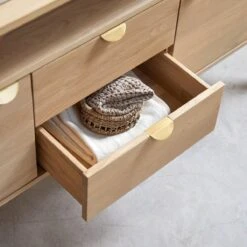 Pola Solid Oak Vanity Unit 140 Cm Ref. 3688 -Tikamoon 1200 1200 pola solid oak vanity unit 140 cm 4