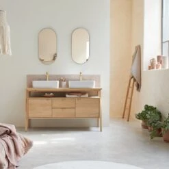 Pola Solid Oak Vanity Unit 140 Cm Ref. 3688 -Tikamoon 1200 1200 pola solid oak vanity unit 140 cm 5