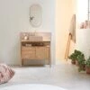 Pola Solid Oak Vanity Unit 90 Cm Ref. 3685 -Tikamoon 1200 1200 pola solid oak vanity unit 90 cm