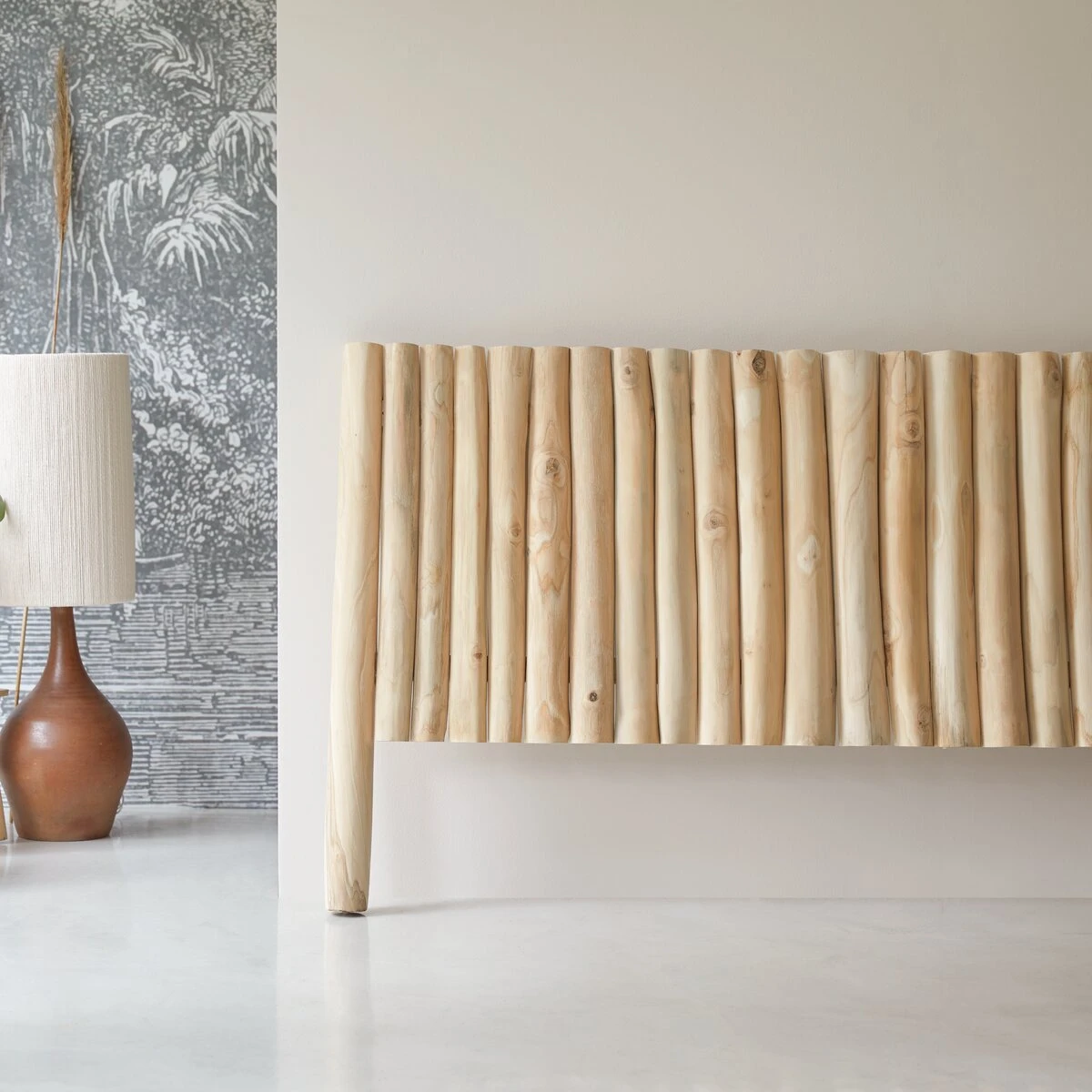 River Solid Teak Headboard 180 Cm Ref. 1566 6 River Solid Teak Headboard 180 Cm Ref. 1566 - Image 4