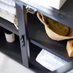 Romy Mango Wood And Metal Vanity Unit 95 Cm Ref. 3650 15 Romy Mango Wood And Metal Vanity Unit 95 Cm Ref. 3650 -Tikamoon 1200 1200 romy mango wood and metal vanity unit 95 cm 5