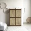 Roots Solid Reclaimed Teak And Canework Dresser 105 Cm Ref. 3853 -Tikamoon 1200 1200 roots solid teak and canework dresser 105 cm