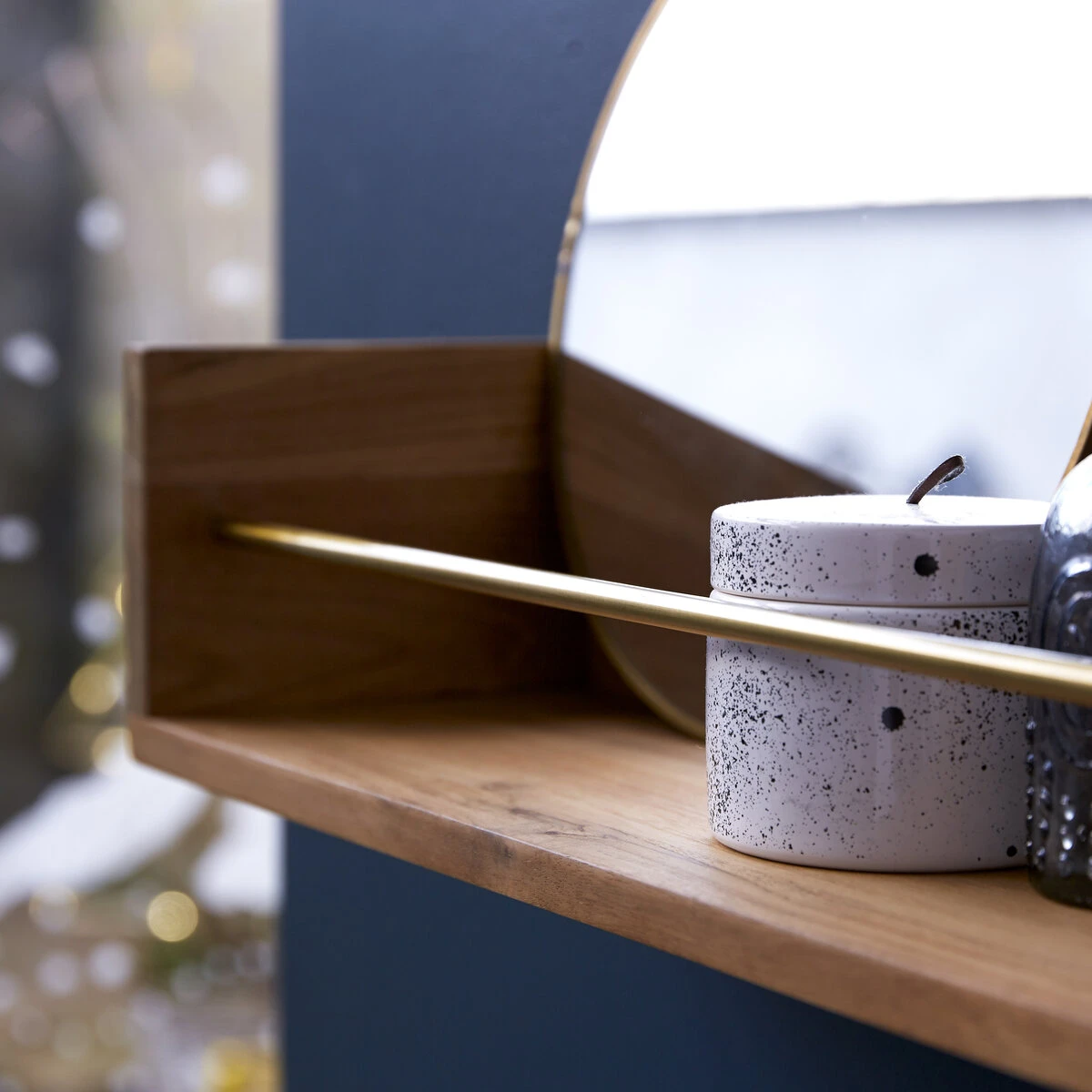 Sasha Solid Teak Bathroom Shelf 60 Cm Ref. 2806 4 Sasha Solid Teak Bathroom Shelf 60 Cm Ref. 2806 - Image 2