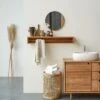 Sasha Solid Teak Wall-mounted Towel Rack 100 Cm Ref. 2821 -Tikamoon 1200 1200 sasha solid teak wall mounted towel rack 100 cm