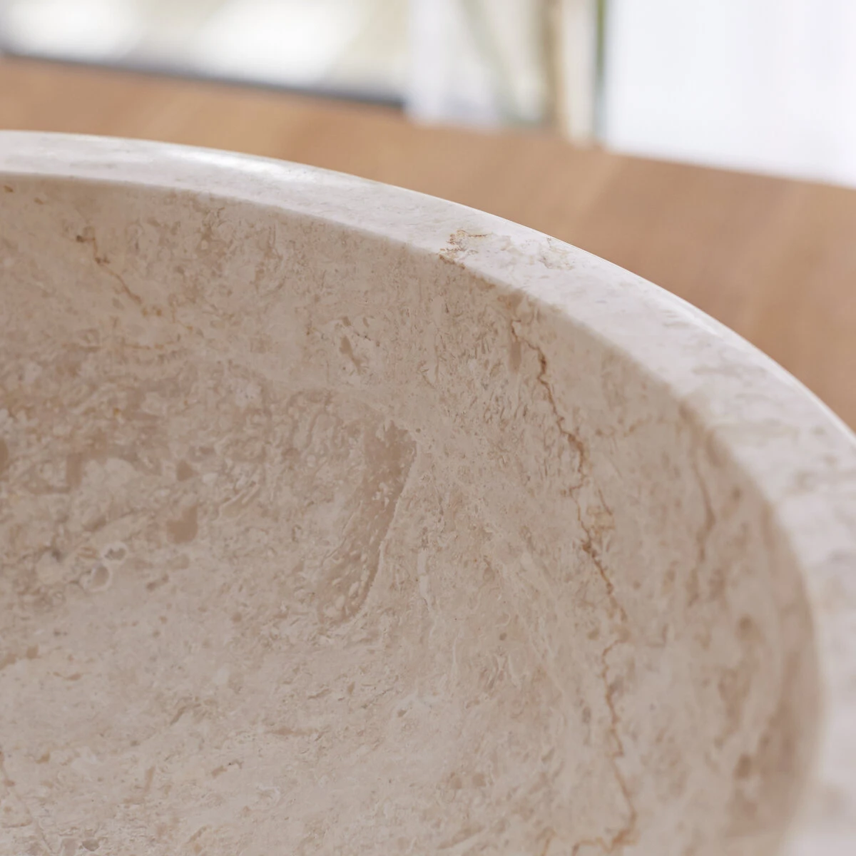 Scrula Cream Marble Washbasin Ref. 673 5 Scrula Cream Marble Washbasin Ref. 673 - Image 3