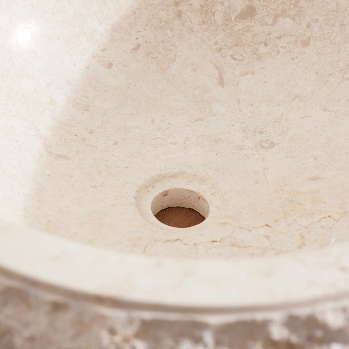 Scrula Cream Marble Washbasin Ref. 673 6 Scrula Cream Marble Washbasin Ref. 673 - Image 4