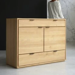 Senson Solid Oak Sideboard 120 Cm Ref. 4044 -Tikamoon 1200 1200 senson solid oak sideboard 120 cm 3