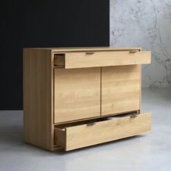 Senson Solid Oak Sideboard 120 Cm Ref. 4044 -Tikamoon 1200 1200 senson solid oak sideboard 120 cm 6