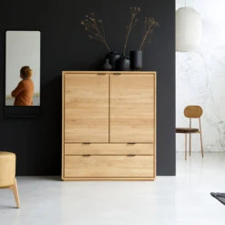 Senson Solid Oak Storage Cabinet Ref. 4395