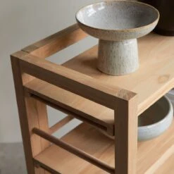 Sera Solid Teak Low Bookcase Ref. 3396 16 Sera Solid Teak Low Bookcase Ref. 3396 -Tikamoon 1200 1200 sera solid teak low bookcase 5