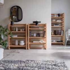 Sera Solid Teak Low Bookcase Ref. 3396 19 Sera Solid Teak Low Bookcase Ref. 3396 -Tikamoon 1200 1200 sera solid teak low bookcase 8