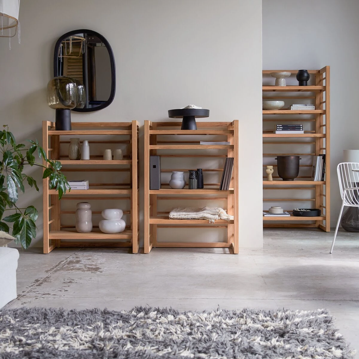 Sera Solid Teak Low Bookcase Ref. 3396 11 Sera Solid Teak Low Bookcase Ref. 3396 - Image 9