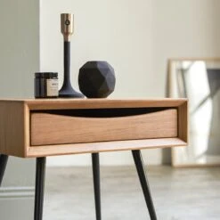 Simen Teak Bedside Table Ref. 3385 -Tikamoon 1200 1200 simen teak bedside table 3