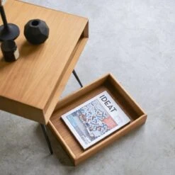 Simen Teak Bedside Table Ref. 3385 -Tikamoon 1200 1200 simen teak bedside table 4