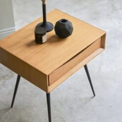 Simen Teak Bedside Table Ref. 3385 -Tikamoon 1200 1200 simen teak bedside table 5