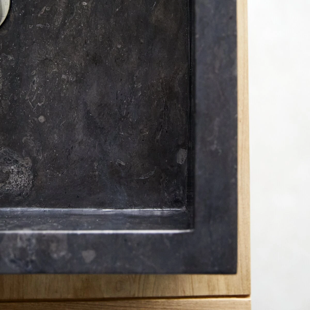 Slats Dark Grey Marble Washbasin Ref. 2452 5 Slats Dark Grey Marble Washbasin Ref. 2452 - Image 3