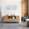 Soho Vanity Unit In Solid Beech 165 Cm Ref. 6131 -Tikamoon 1200 1200 soho solid beech vanity unit 165 cm