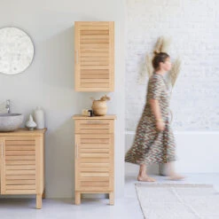 Soho Solid Oak Bathroom Storage Set Ref. 3772