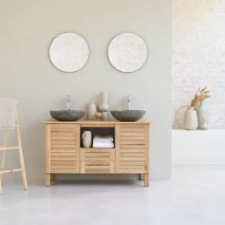 Soho Solid Oak Vanity Unit 125 Cm Ref. 3754