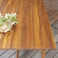 Alba Solid Acacia 6-seater Garden Table Ref. 6394 15 Alba Solid Acacia 6-seater Garden Table Ref. 6394 -Tikamoon 1200 1200 solid acacia 6 seater garden table alba 6