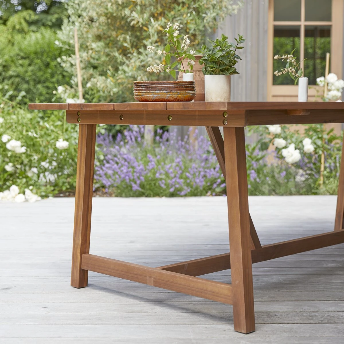Alba Solid Acacia 8-seater Garden Table Ref. 6395 4 Alba Solid Acacia 8-seater Garden Table Ref. 6395 - Image 2