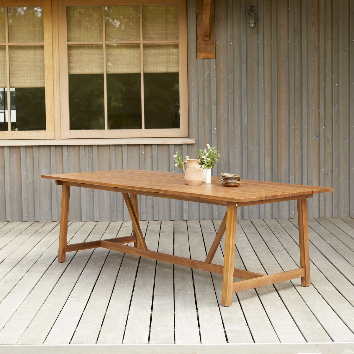 Alba Solid Acacia 8-seater Garden Table Ref. 6395 6 Alba Solid Acacia 8-seater Garden Table Ref. 6395 - Image 4