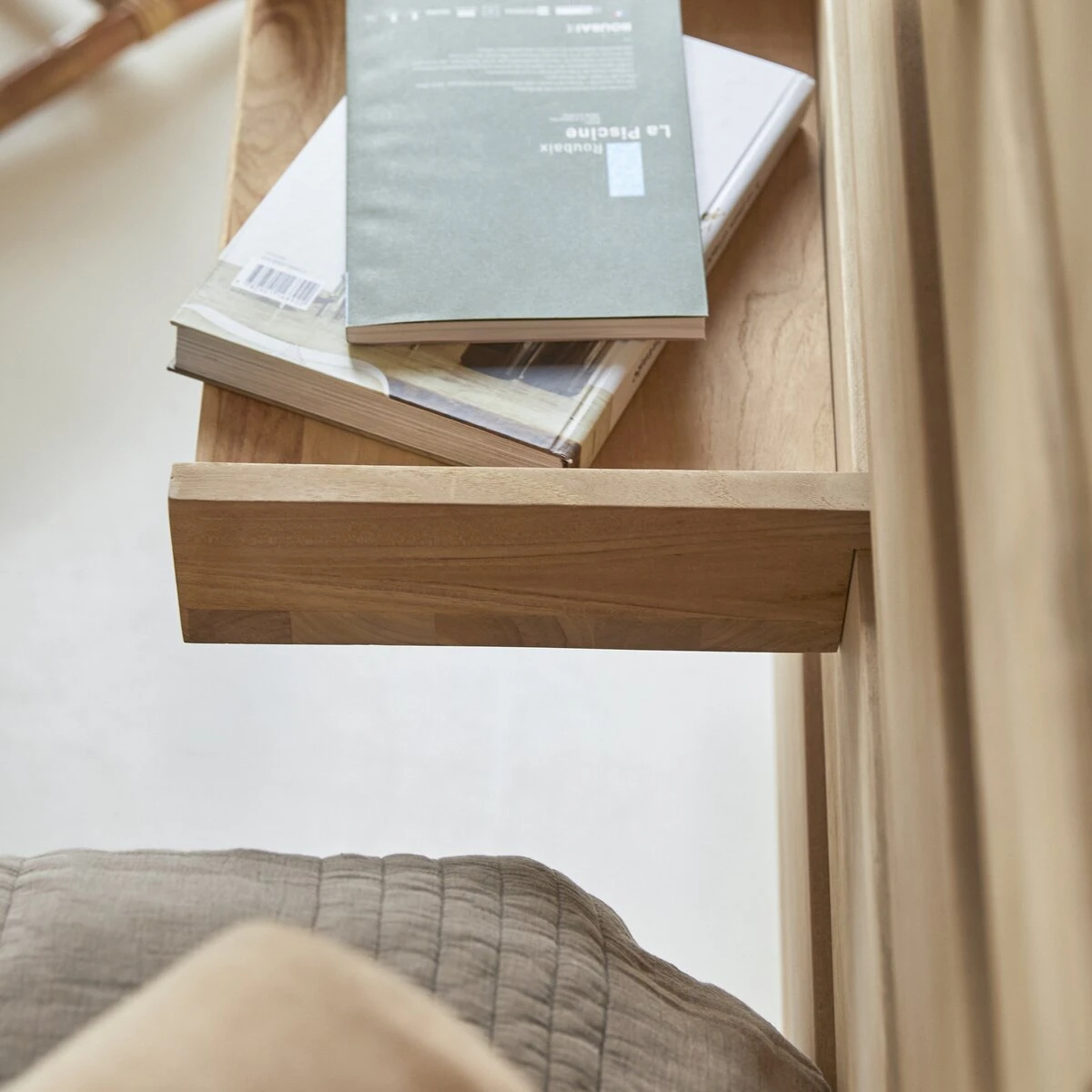 Urbain Solid Teak Kids Bed Headboard With Two Shelves 180 Cm Ref. 6428 5 Urbain Solid Teak Kids Bed Headboard With Two Shelves 180 Cm Ref. 6428 - Image 3