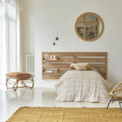 Urbain Solid Teak Kids Bed Headboard With Two Shelves 180 Cm Ref. 6428 13 Urbain Solid Teak Kids Bed Headboard With Two Shelves 180 Cm Ref. 6428 -Tikamoon 1200 1200 solid teak kids bed headboard with two shelves 180 cm 4