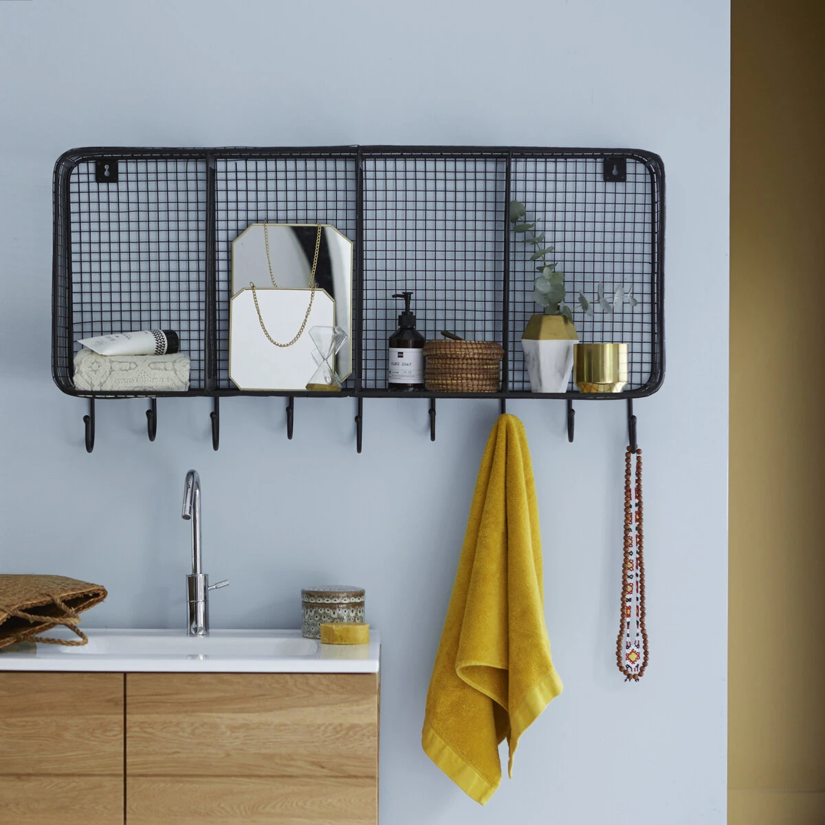 Sona Metal Bathroom Shelf 100 Cm Ref. 2341 3 Sona Metal Bathroom Shelf 100 Cm Ref. 2341
