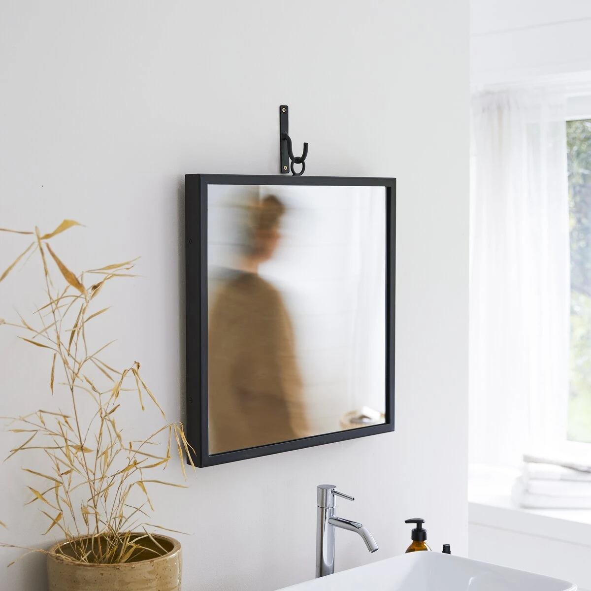 Square Metal Mirror 50 Cm Ref. 2436 3 Square Metal Mirror 50 Cm Ref. 2436