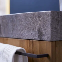 Stelle Solid Teak And Marble Vanity Cabinet Grey Ref. 2830 17 Stelle Solid Teak And Marble Vanity Cabinet Grey Ref. 2830 -Tikamoon 1200 1200 stelle solid teak and marble vanity cabinet grey 6