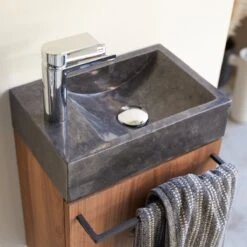 Stelle Solid Walnut And Black Marble Washbasin Unit Ref. 4919 12 Stelle Solid Walnut And Black Marble Washbasin Unit Ref. 4919 -Tikamoon 1200 1200 stelle solid walnut and black marble washbasin unit 4