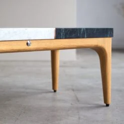 Stonepiet Solid Oak And Marble Coffee Table 95x40 Cm Ref. 2630 13 Stonepiet Solid Oak And Marble Coffee Table 95x40 Cm Ref. 2630 -Tikamoon 1200 1200 stonepiet solid oak and marble coffee table 95x40 cm 5