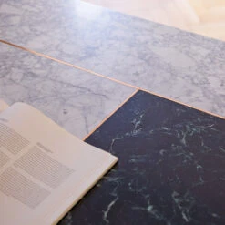 Stonepiet Solid Oak And Marble Table Ref. 2623 -Tikamoon 1200 1200 stonepiet solid oak and marble table seats 6 8 2