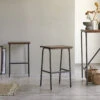 Talia Solid Sheesham And Metal Bar Stool Ref. 3862 1 Talia Solid Sheesham And Metal Bar Stool Ref. 3862 -Tikamoon 1200 1200 talia solid sheesham and metal bar stool