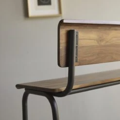 Talia Solid Sheesham And Metal Tall Bench Ref. 3814 -Tikamoon 1200 1200 talia solid sheesham and metal tall bench 5