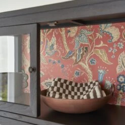 Tana ﻿Wide Elm Display Cabinet Ref. 6456 -Tikamoon 1200 1200 tana wide elm display cabinet 7