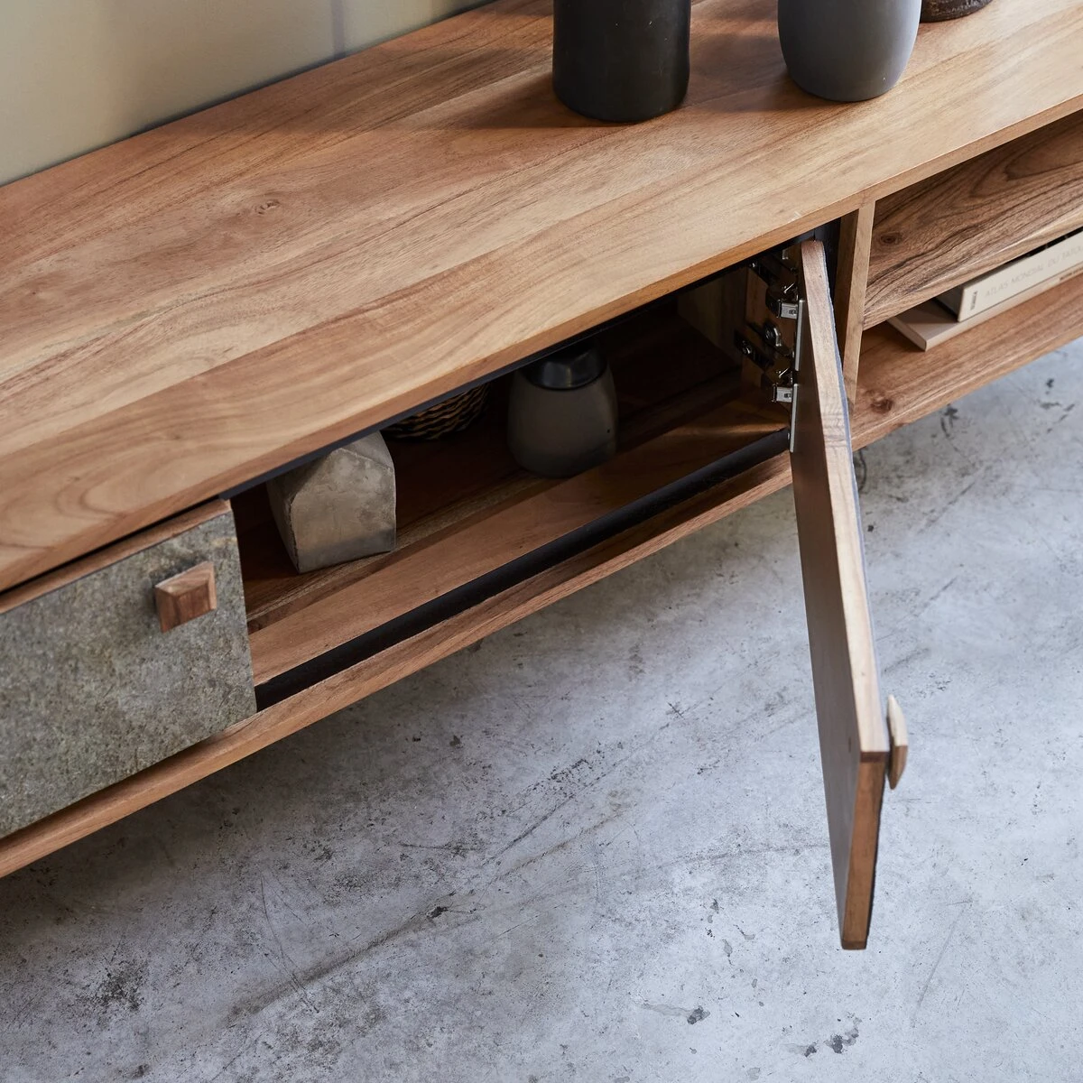 Temis Acacia TV Stand 160 Cm Ref. 2482 8 Temis Acacia TV Stand 160 Cm Ref. 2482 - Image 6