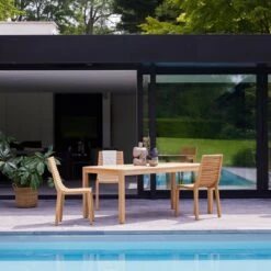 Teo Solid Teak Garden Furniture Set Ref. 4736 -Tikamoon 1200 1200 teo solid teak garden furniture set seats 4 3