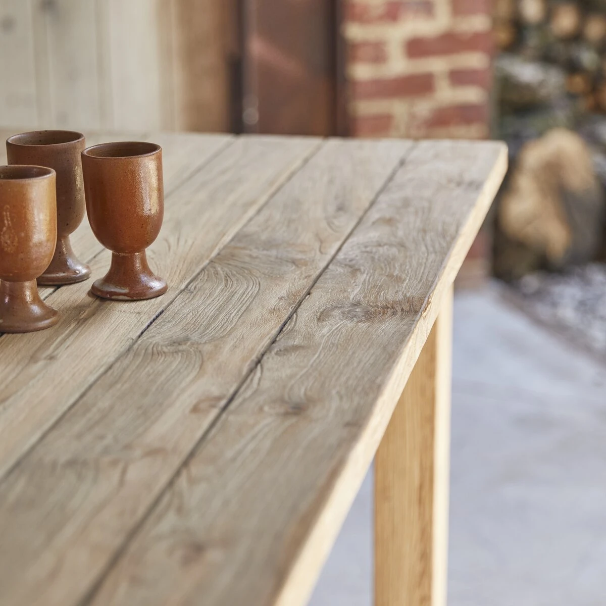 Teresa Solid Reclaimed Teak Garden Table, Seats 6-8 People Ref. 6367 6 Teresa Solid Reclaimed Teak Garden Table, Seats 6-8 People Ref. 6367 - Image 4