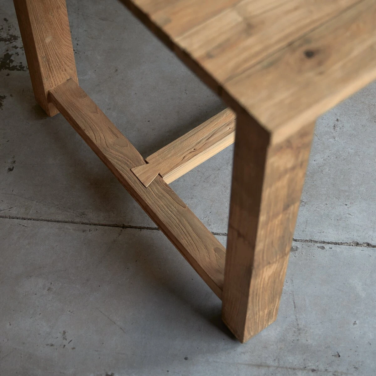 Teresa Solid Reclaimed Teak Table, Seats 6-8 People Ref. 5471 7 Teresa Solid Reclaimed Teak Table, Seats 6-8 People Ref. 5471 - Image 5