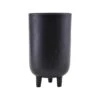 Jang Black Aluminium Planter Ref. 4161 -Tikamoon 1200 1200 the jang black plant pot holder